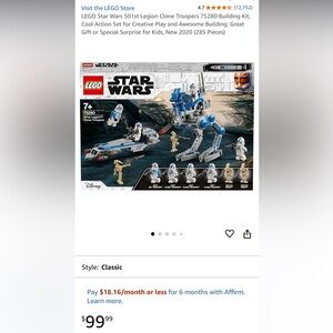 New LEGO Star Wars 501st Legion Clone Troopers Set #75280